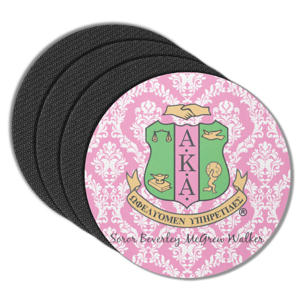 Custom Design - Round Coaster Rubber Back - Main