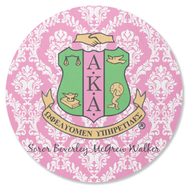 Custom Design - Round Coaster Rubber Back - Single