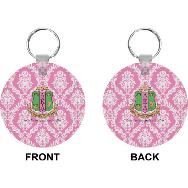 Custom Design - Circle Keychain (Front + Back)