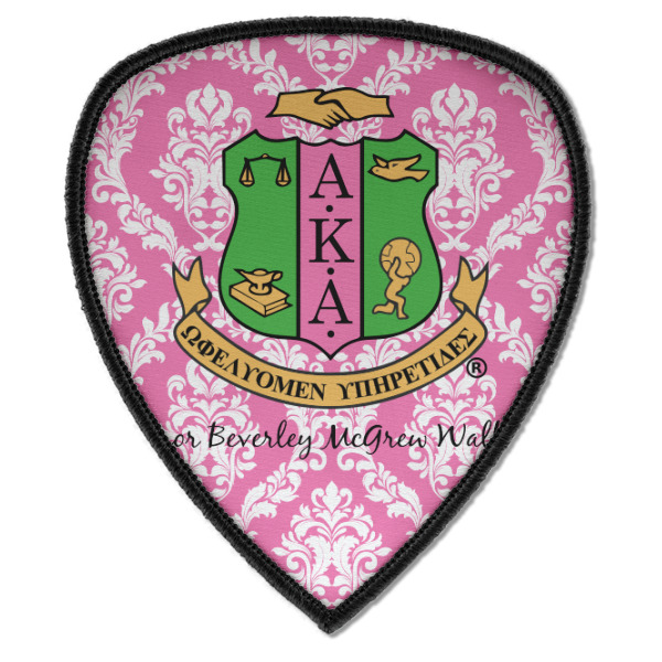 Custom Design - Iron On Patch - Shield - Style A - Front