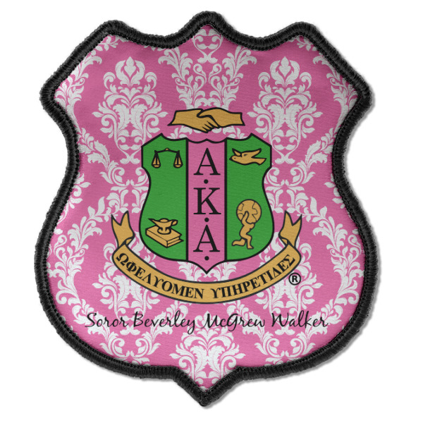 Custom Design - Iron On Patch - Shield - Style C - Front
