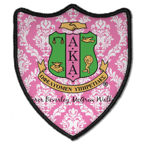 Custom Design - Iron On Patch - Shield - Style B - Front