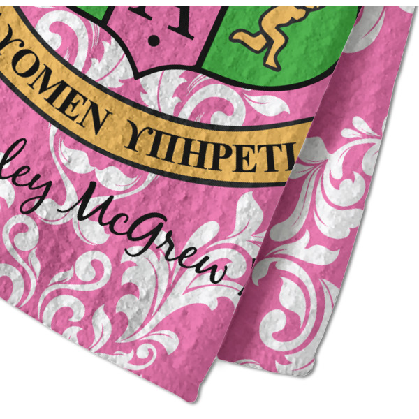 Custom Design - Waffle Weave Towel - Closeup of Material Image