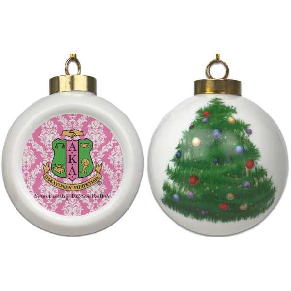 Custom Design - Ceramic Christmas Ornament - X-Mas Tree (APPROVAL)