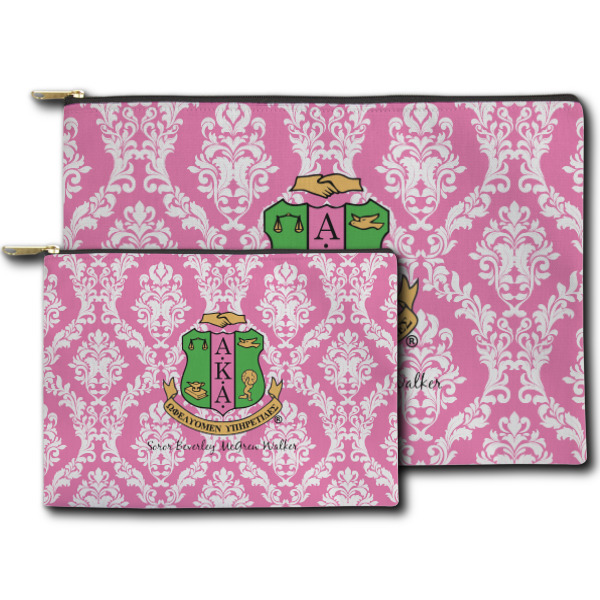 Custom Design - Zippered Pouches - Size Comparison