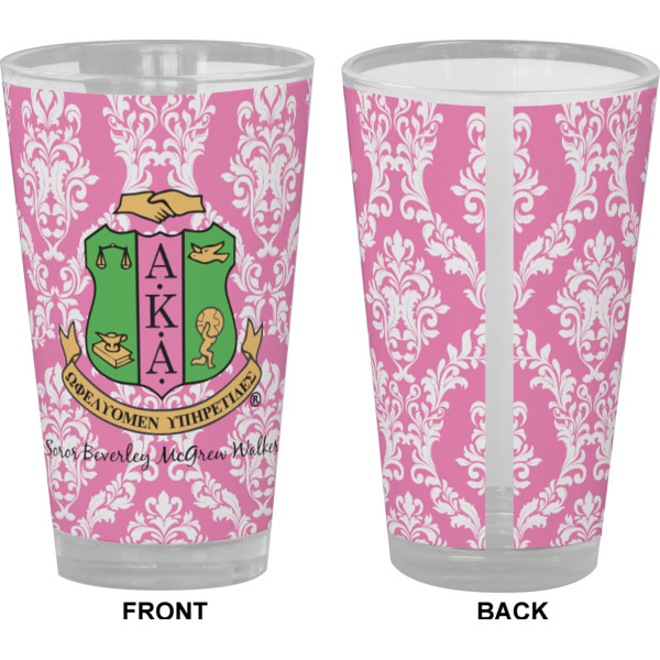 Custom Design - Pint Glass - Full Color - Front & Back Views