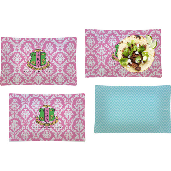 Custom Design - Set of Rectangular Dinner Plates