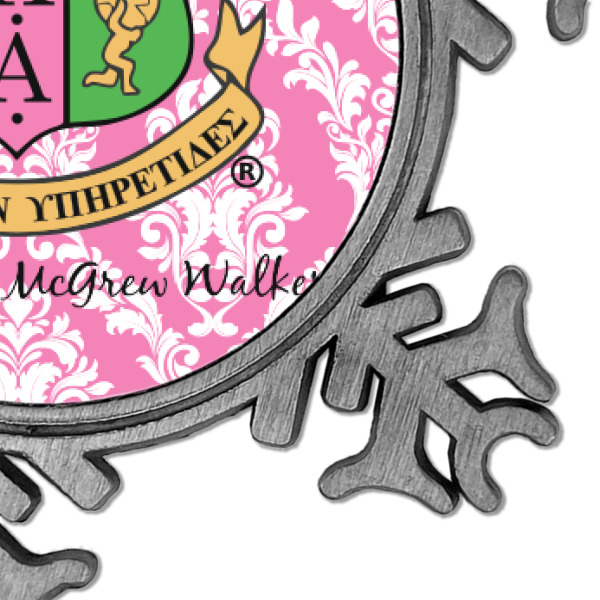 Custom Design - Vintage Snowflake - Detail