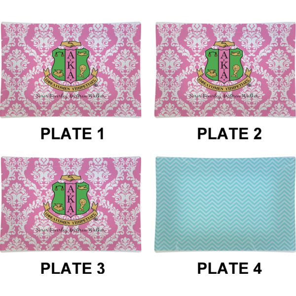 Custom Design - Set of Rectangular Appetizer / Dessert Plates (Approval)