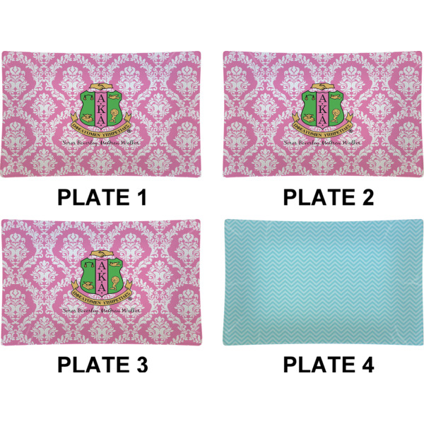 Custom Design - Set of Rectangular Dinner Plates (Approval)