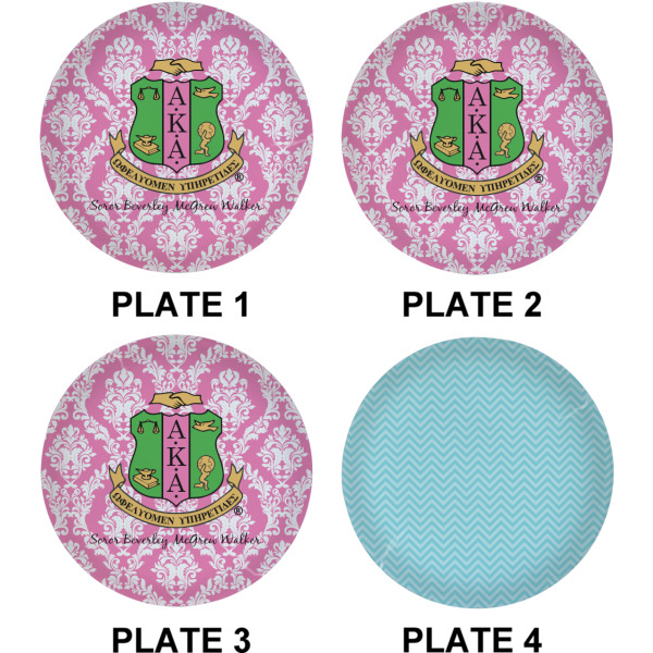 Custom Design - Set of Lunch / Dinner Plates (Approval)