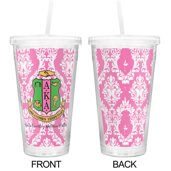 Custom Design - Double Wall Tumbler with Straw - Approval