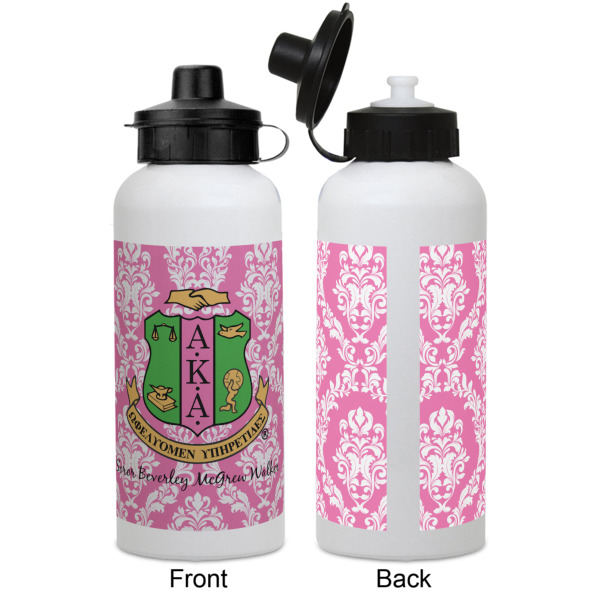 Custom Design - Aluminum Water Bottle - White APPROVAL