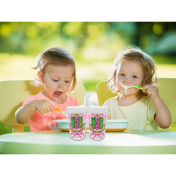Custom Design - Sippy Cups w/Straw - Lifestlye