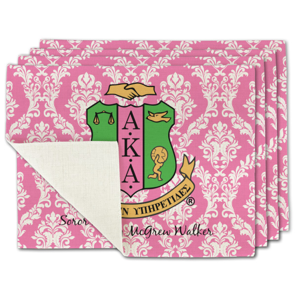 Custom Design Your Own Single-Sided Linen Placemat - Set of 4