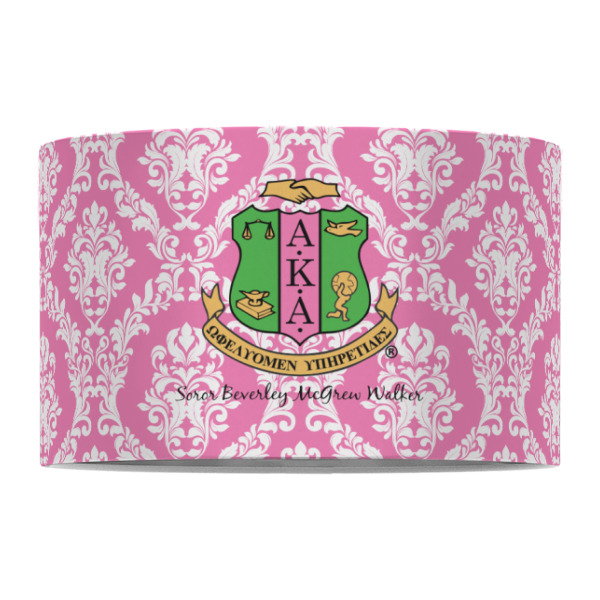 Custom Design - 12" Drum Lampshade - FRONT (Fabric)