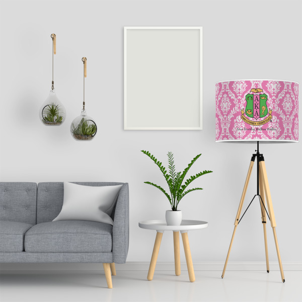 Custom Design - 16" Drum Lampshade - LIFESTYLE