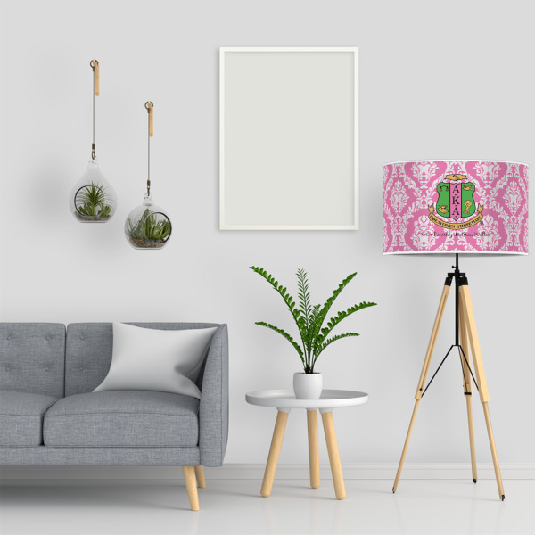 Custom Design - 12" Drum Lampshade - LIFESTYLE