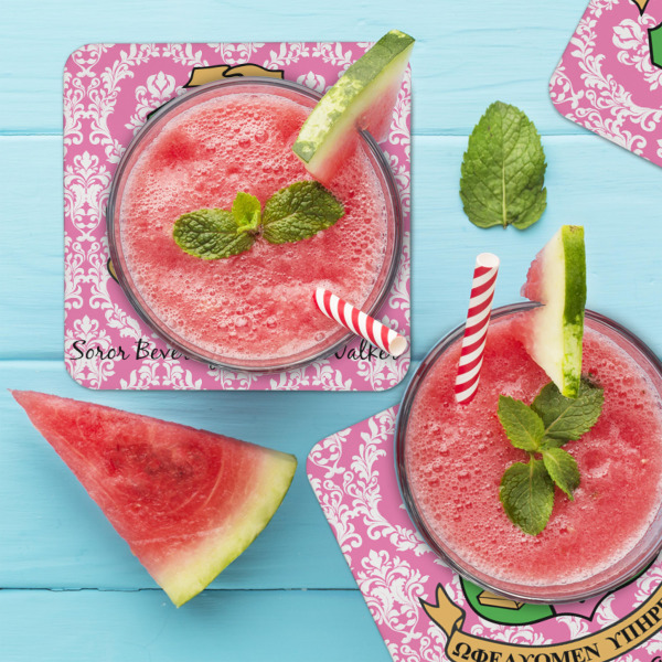 Custom Design - Coaster Set - LIFESTYLE