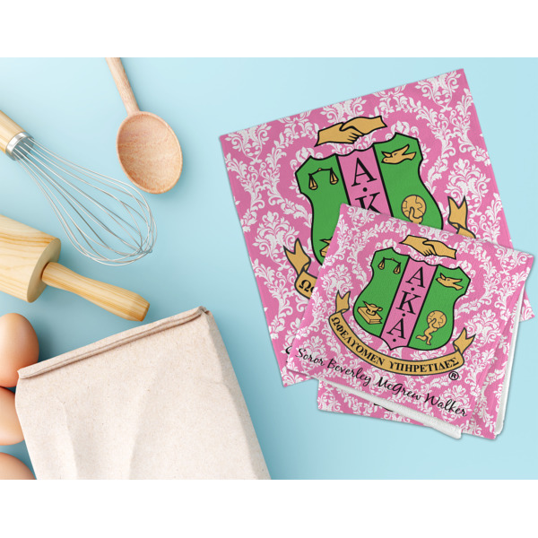 Custom Design - Microfiber Dish Rag - LIFESTYLE