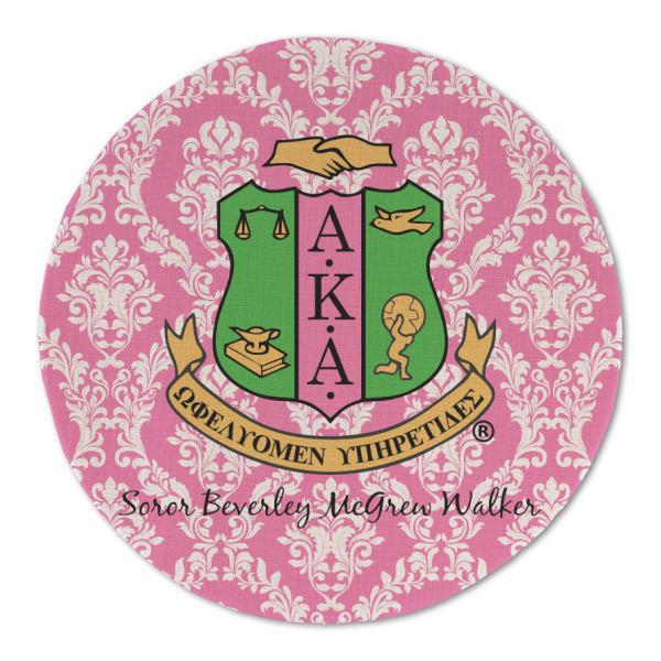 Custom Design - Round Linen Placemats - FRONT (Double Sided)