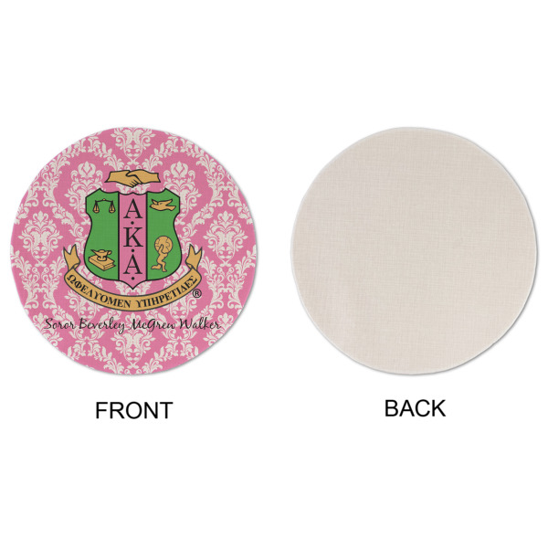 Custom Design - Round Linen Placemats - APPROVAL (single sided)