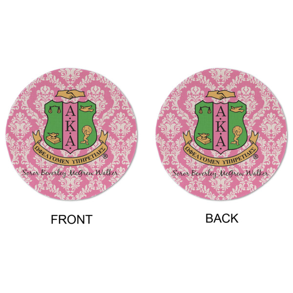 Custom Design - Round Linen Placemats - APPROVAL (double sided)