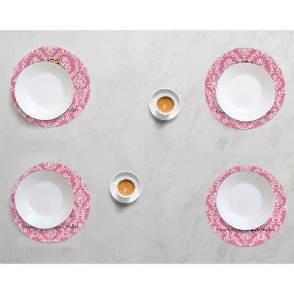 Custom Design - Round Linen Placemats - LIFESTYLE (set of 4)