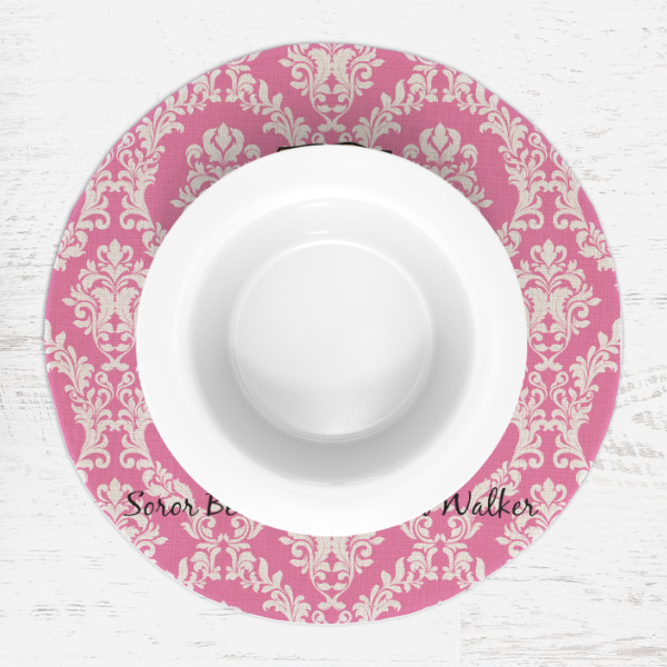 Custom Design - Round Linen Placemats - LIFESTYLE (single)