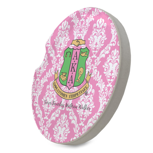 Custom Design - Sandstone Car Coaster - Standing Angle