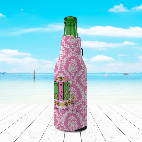 Custom Design - Zipper Bottle Cooler - LIFESTYLE