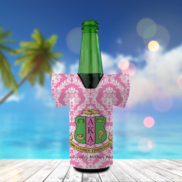 Custom Design - Jersey Bottle Cooler - LIFESTYLE