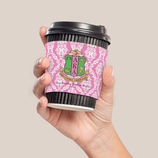 Custom Design - Coffee Cup Sleeve - LIFESTYLE