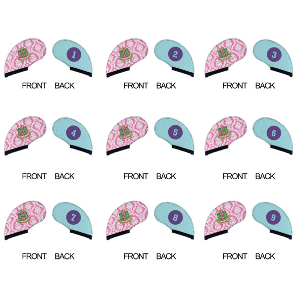 Custom Design - Golf Club Covers - APPROVAL (set of 9)