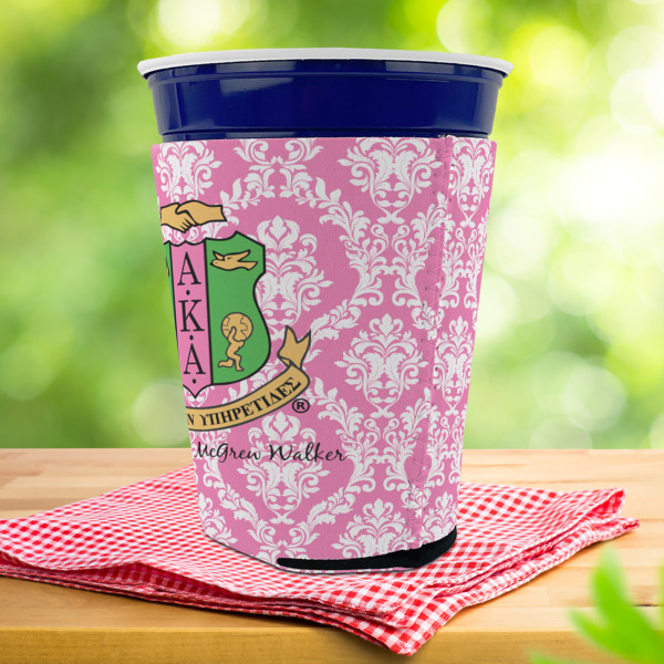 Custom Design - Party Cup Sleeves - with bottom - Lifestyle