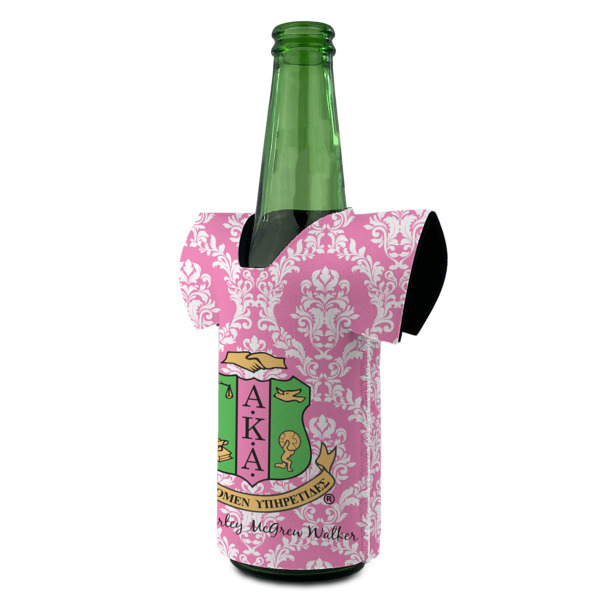 Custom Design - Jersey Bottle Cooler - ANGLE (on bottle)