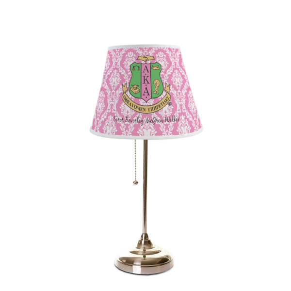 Custom Design - Poly Film Empire Lampshade - On Stand
