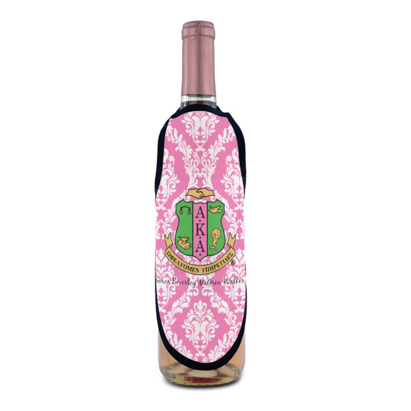 Custom Design - Wine Bottle Apron - IN CONTEXT