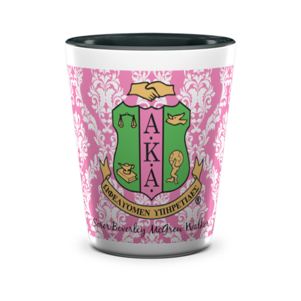 Custom Design - Ceramic Shot Glass - Two Tone - Front