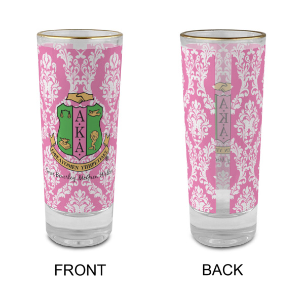 Custom Design - Glass Shot Glass - 2oz - Single - Front & Back