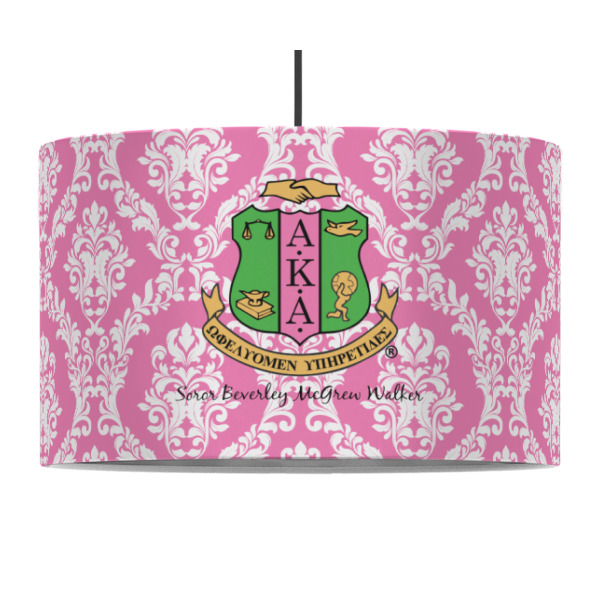 Custom Design - 12" Drum Lampshade - PENDANT (Fabric)