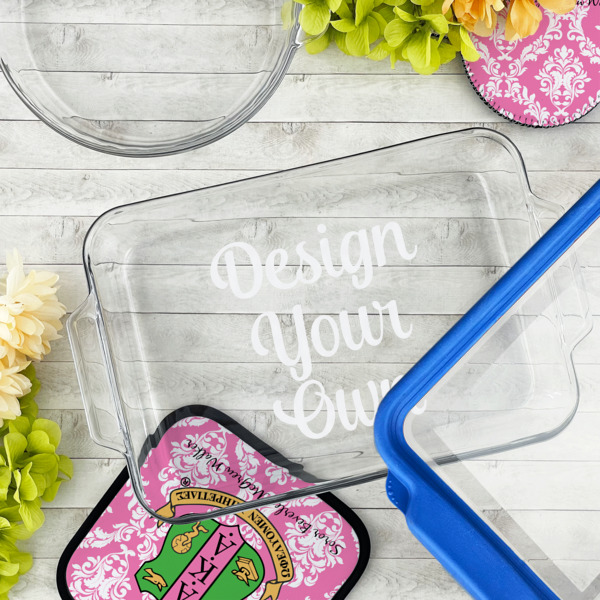Custom Design - Glass Baking Dish - 13"x9" - Lifestyle