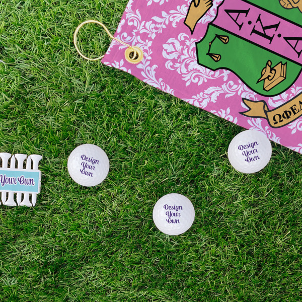 Custom Design - Golf Balls - Generic - Set of 3 - LIFESTYLE