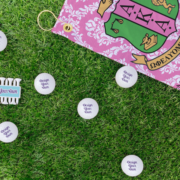 Custom Design - Golf Balls - Generic - Set of 12 - LIFESTYLE