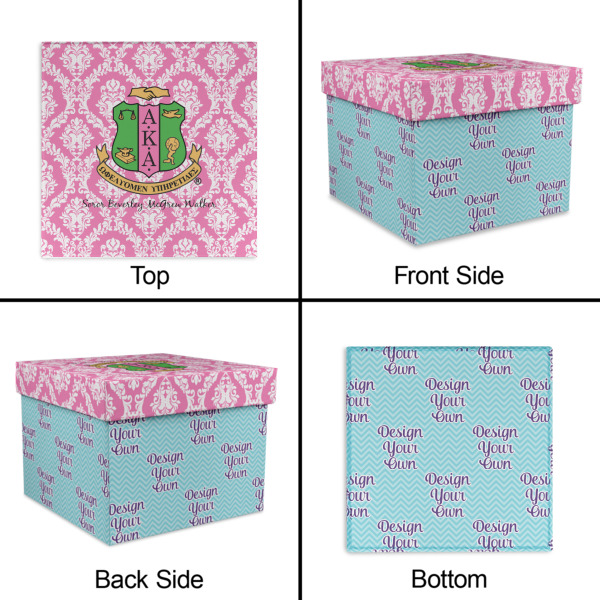 Custom Design - Gift Boxes with Lid - Canvas Wrapped - X-Large - Approval