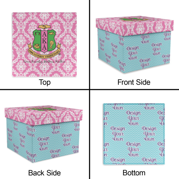 Custom Design - Gift Boxes with Lid - Canvas Wrapped - Large - Approval