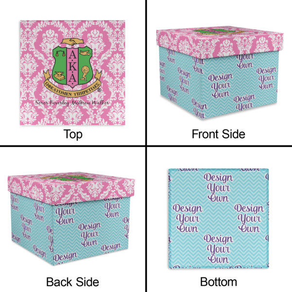 Custom Design - Gift Boxes with Lid - Canvas Wrapped - Small - Approval