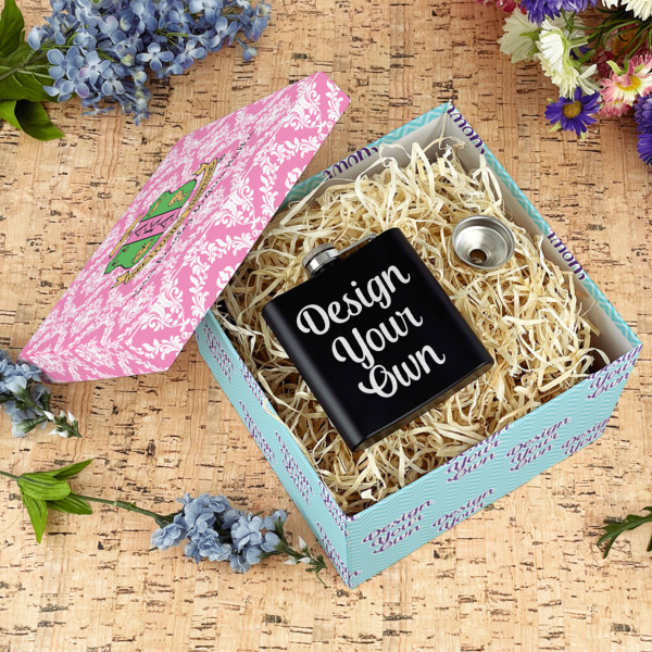 Custom Design - Gift Boxes with Lid - Canvas Wrapped - Large - In Context