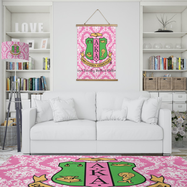 Custom Design - Wall Hanging Tapestry - Portrait - In Context
