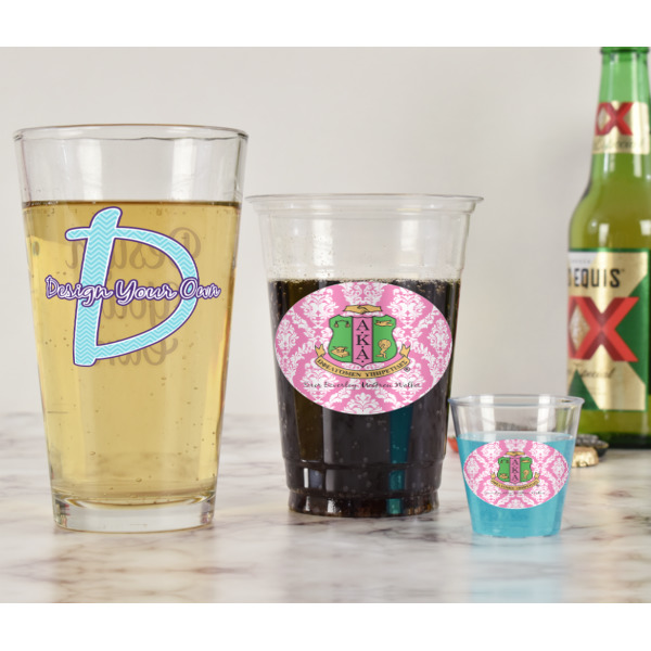 Custom Design - Pint Glass - Two Content - In Context